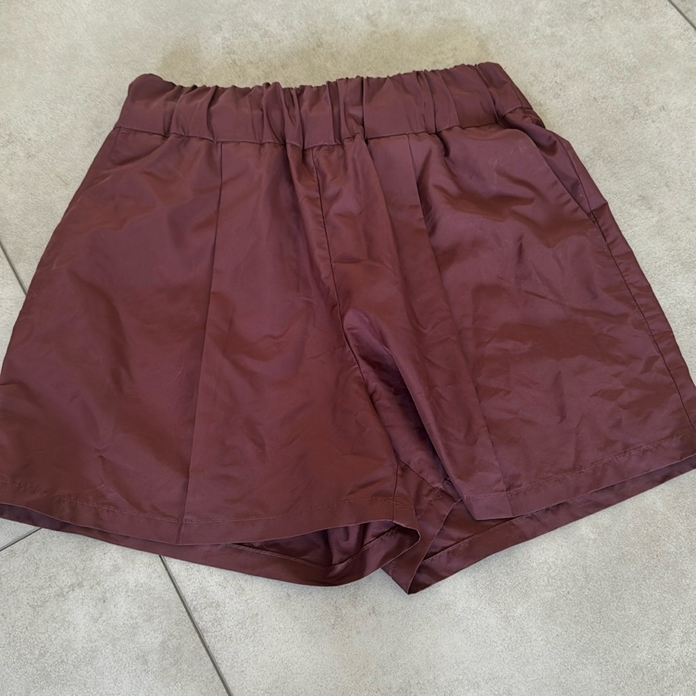 Maroon dressy shorts
